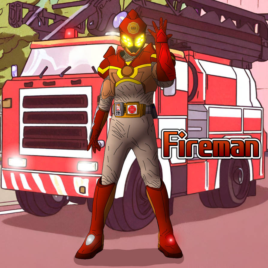 Kamen Rider Sirens Fireman by acemarlowe14 on DeviantArt
