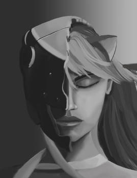 ElfenLife fanart Greyscale