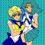 Sailor Neptune and Uranus