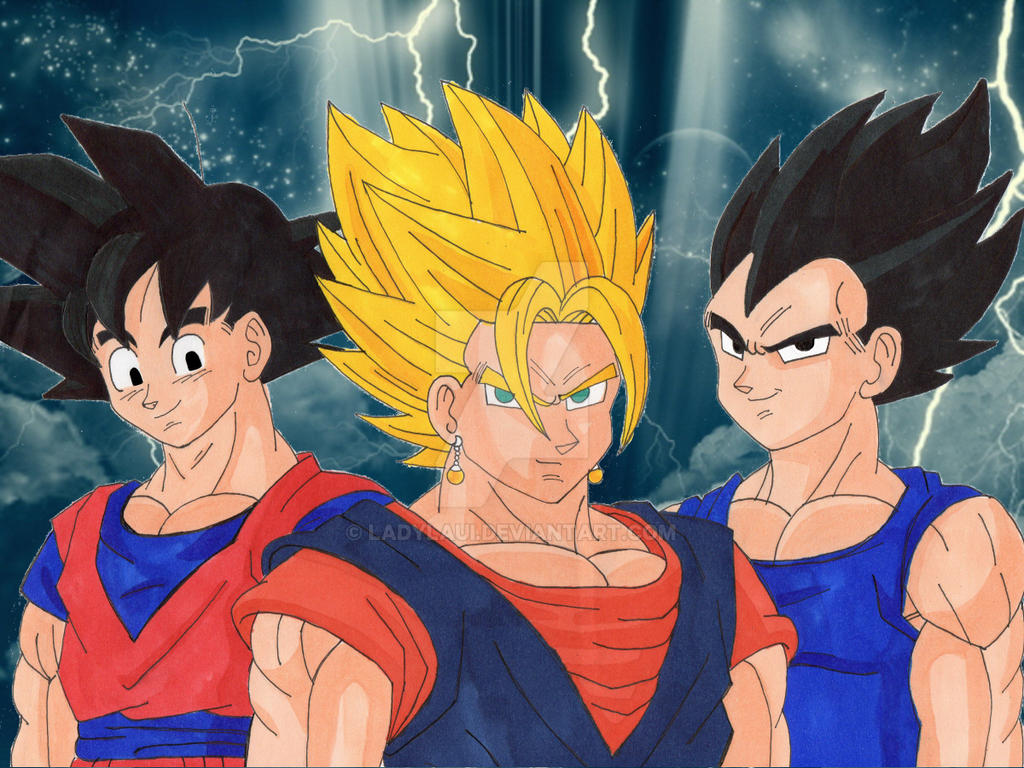 Potara Fusing Potara Fusion- Vegetto by LadyLaui on DeviantArt
