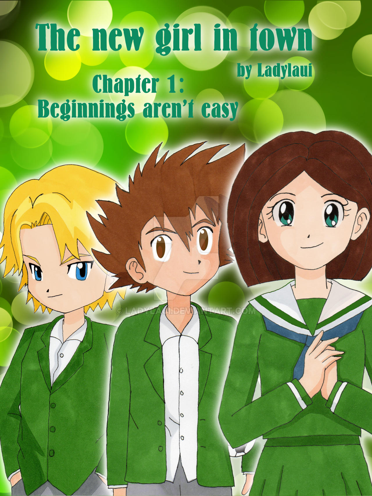 New Girl In Town Chapter 1 Cover by LadyLaui on DeviantArt