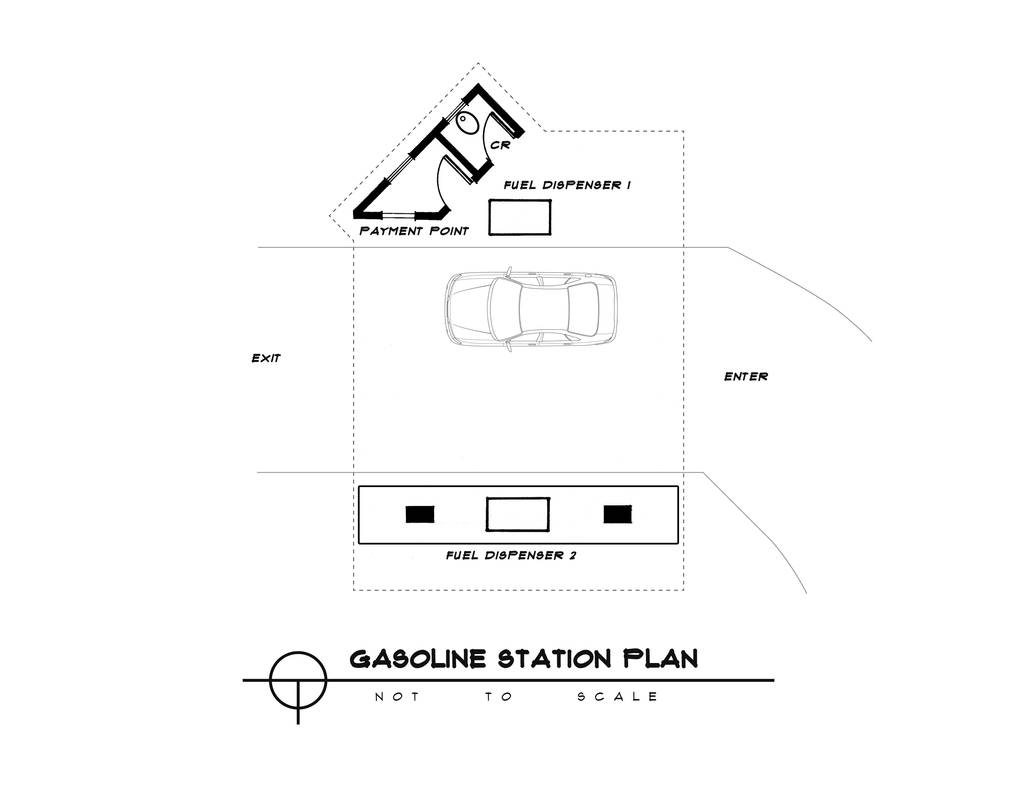gas station-FLOOR PLAN by chrisgyro on DeviantArt