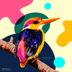 KINGFISHER Digital Pop Art