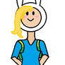 Adventure time: Fionna Drawing on the Paint