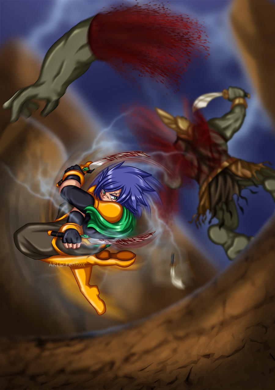Flanking Rox Rox in Action! by FenRox on DeviantArt