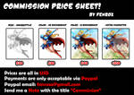 Commission Price Sheet! by FenRox