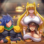 Commission - Aoi's Boobies Revenge