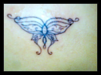 Elven Butterfly on my skin