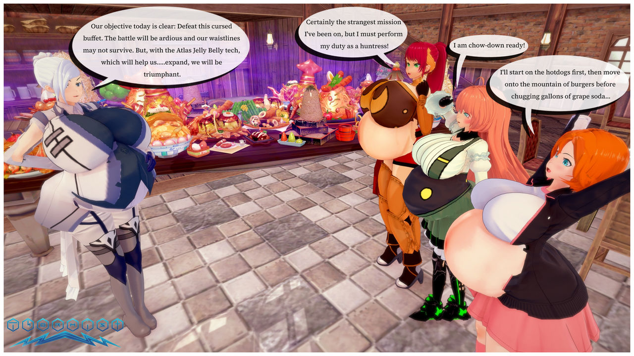 Deviantart Buffet Commission Render: Curse Buffet Part 1/6 by Thormist on DeviantArt