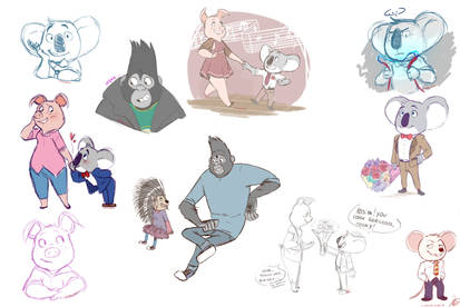 Sing Compic Visual Explore the Best Singmovie Art | DeviantArt