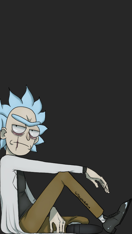 Deviled Rick ScreenLock Evil Rick by Gidan-Kuroki on DeviantArt