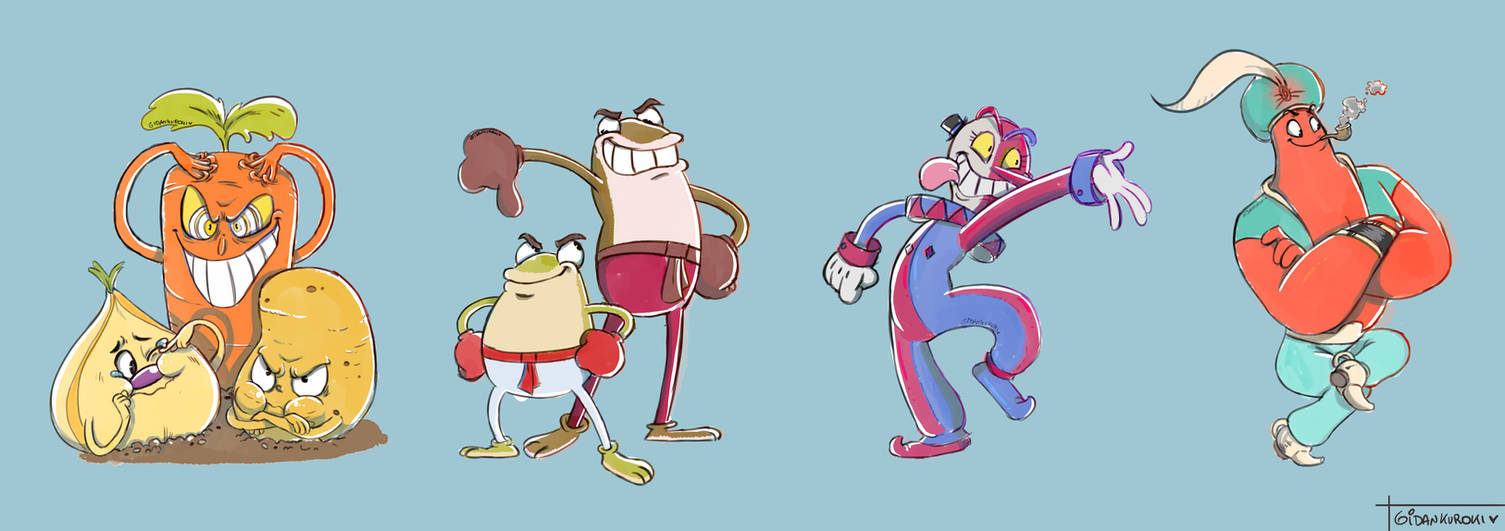 My fave bosses (Cuphead)