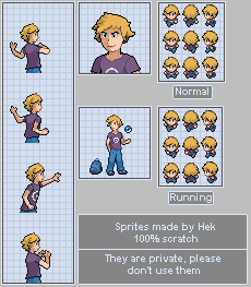 Hek complete sprite sheet