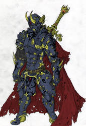 Dark Demon Warrior Colored