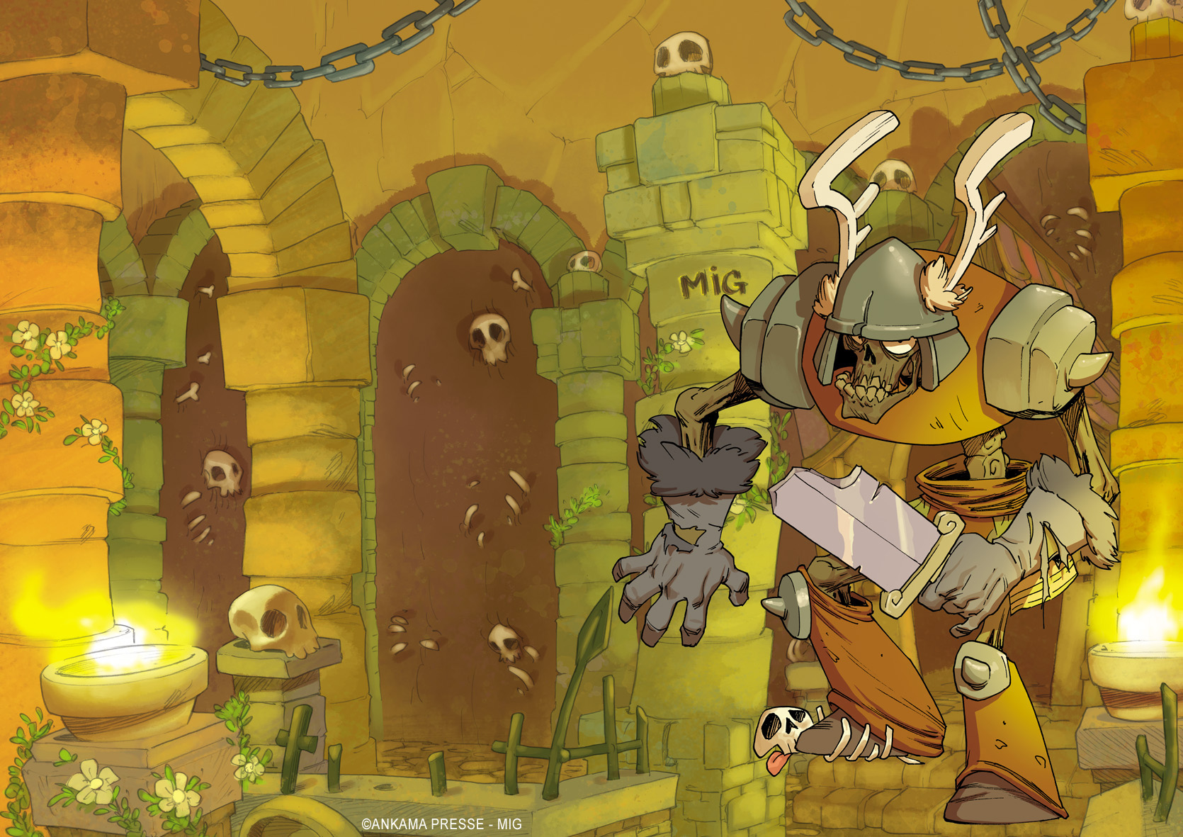 illustration DOFUS MAG - Donjon Chafer