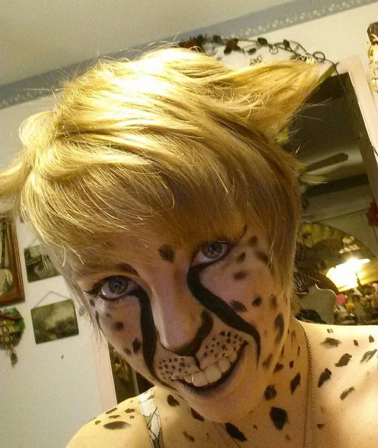 Cheetah Makeup {No Wig}