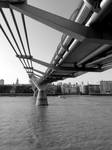 Crossing the Thames by tracy-Me