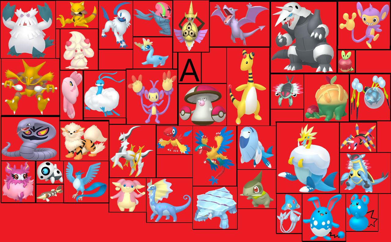 Pokemon Alphabet - A by jimmyjamm24 on DeviantArt