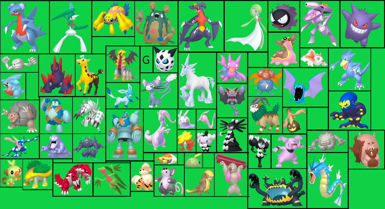 Pokemon Alphabet - G by jimmyjamm24 on DeviantArt