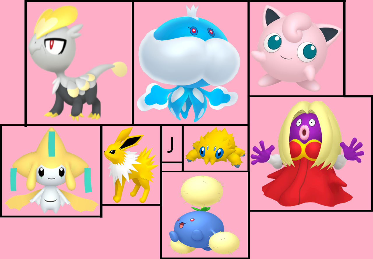 Pokemon Alphabet - J by jimmyjamm24 on DeviantArt
