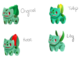 Bulbasaur Variants