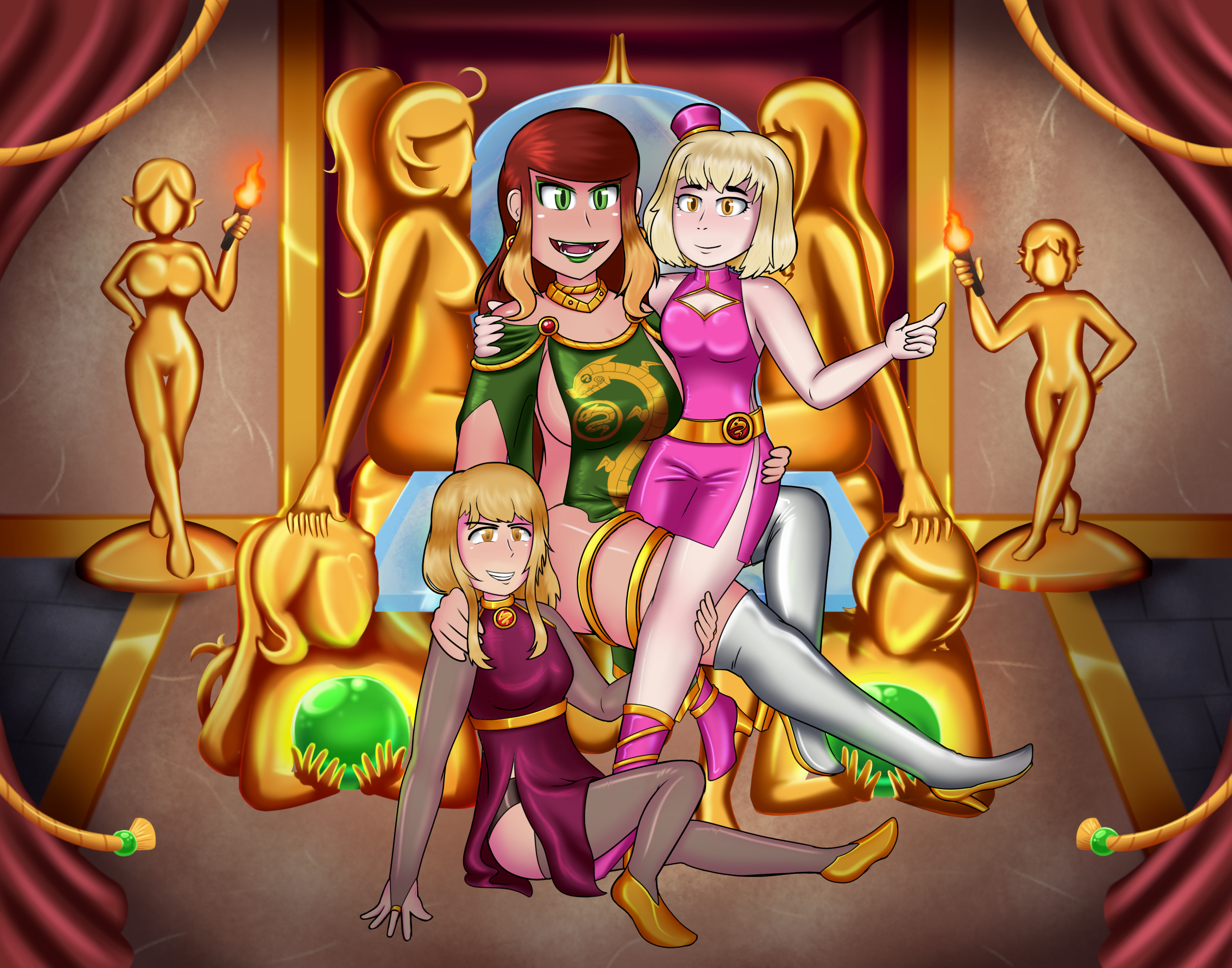 Envella enjoys her throne