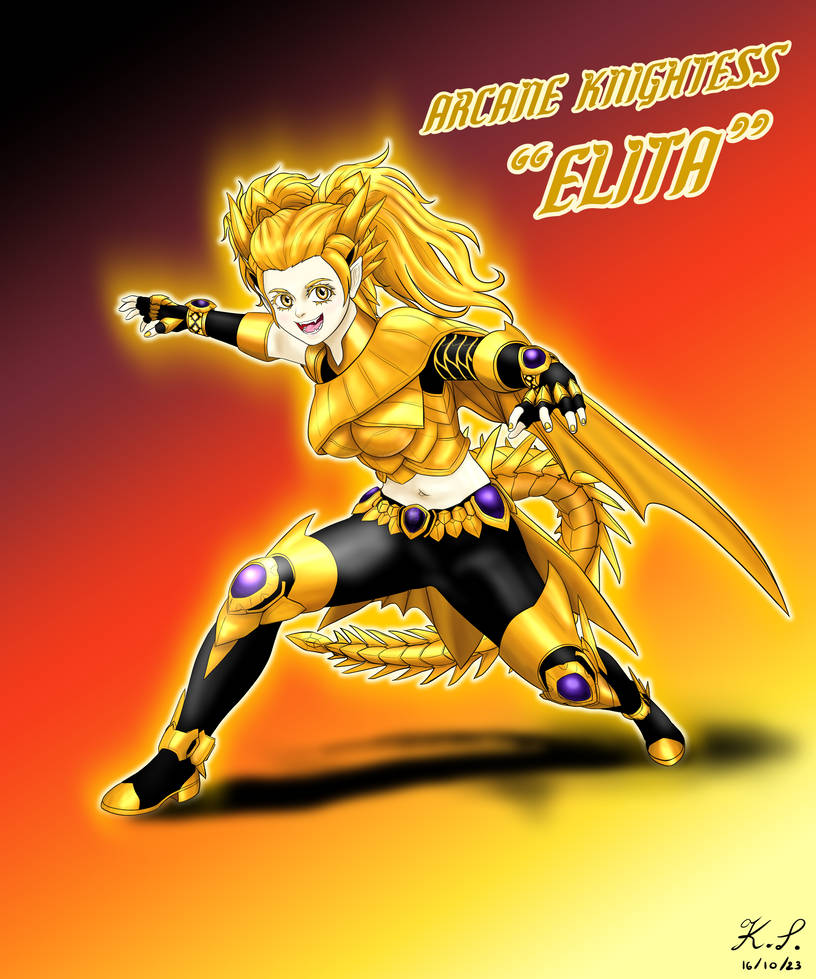 Arcane knightess Elita by 88Kokonuts on DeviantArt