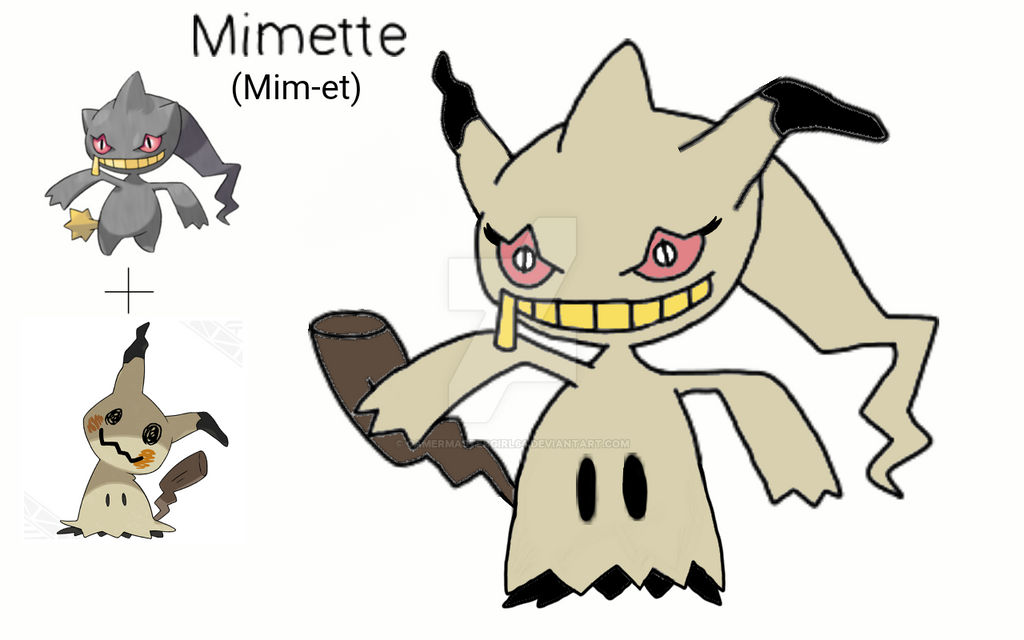 Mimikyu and Banette fusion by GamerMastergirl64 on DeviantArt