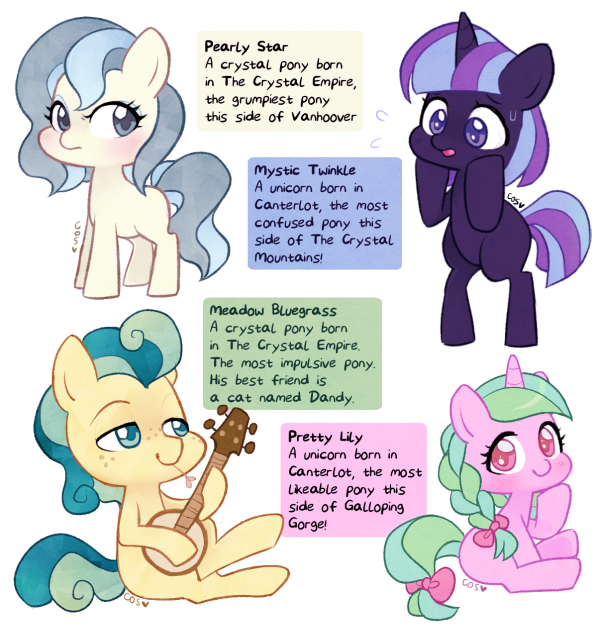 Pony name generator doodles by ponydreamdiary on DeviantArt