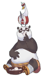 Kung fu Panda - Po and Mr. Ping