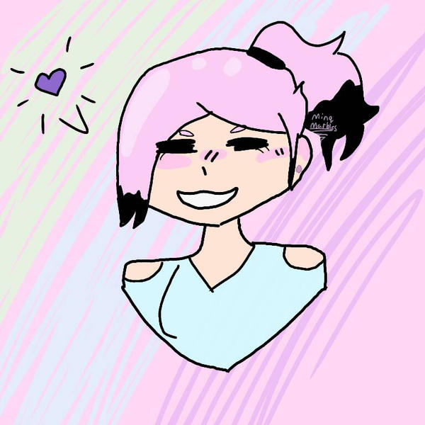 Draft Pfp First drawing.. (My Pfp) by MinqMarbles on DeviantArt
