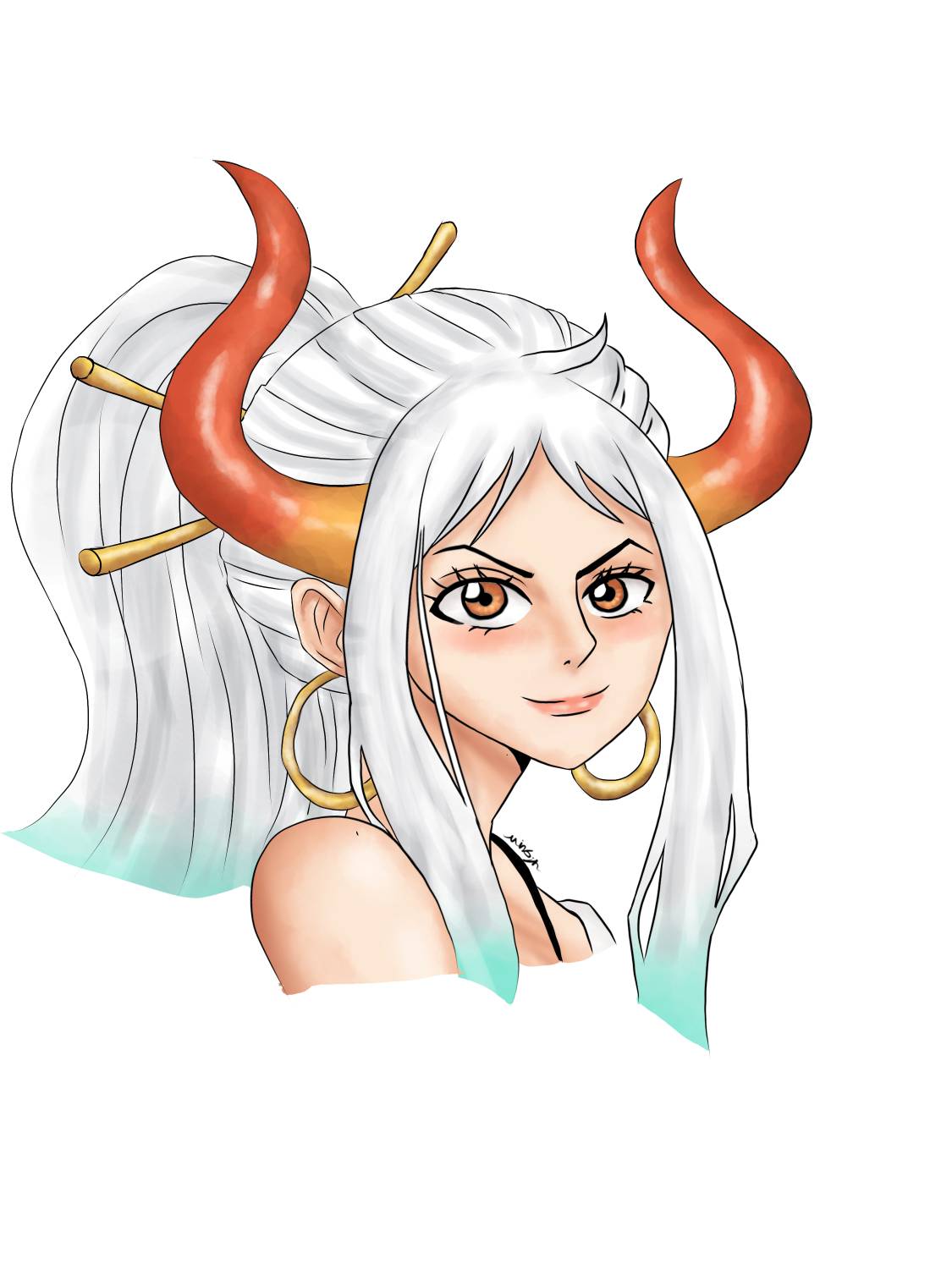 yamato onepiece (draw along)fanart by mindojin on DeviantArt