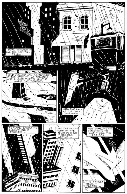 BATMAN PAGE ONE INKS by Jsqrd