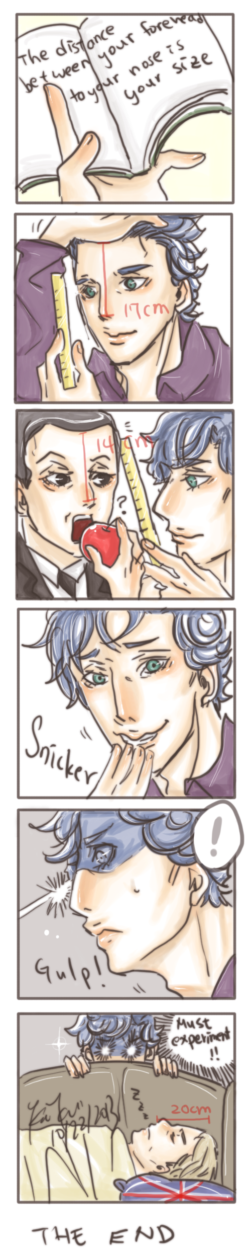 Sherlock Comic - Forehead