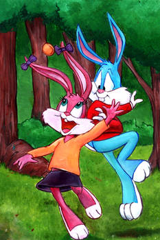 Babs and Buster Bunny (no relation)