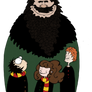Hagrid and the kids