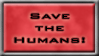 Save the Humans Stamp