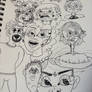 Random doodles in new sketchbook