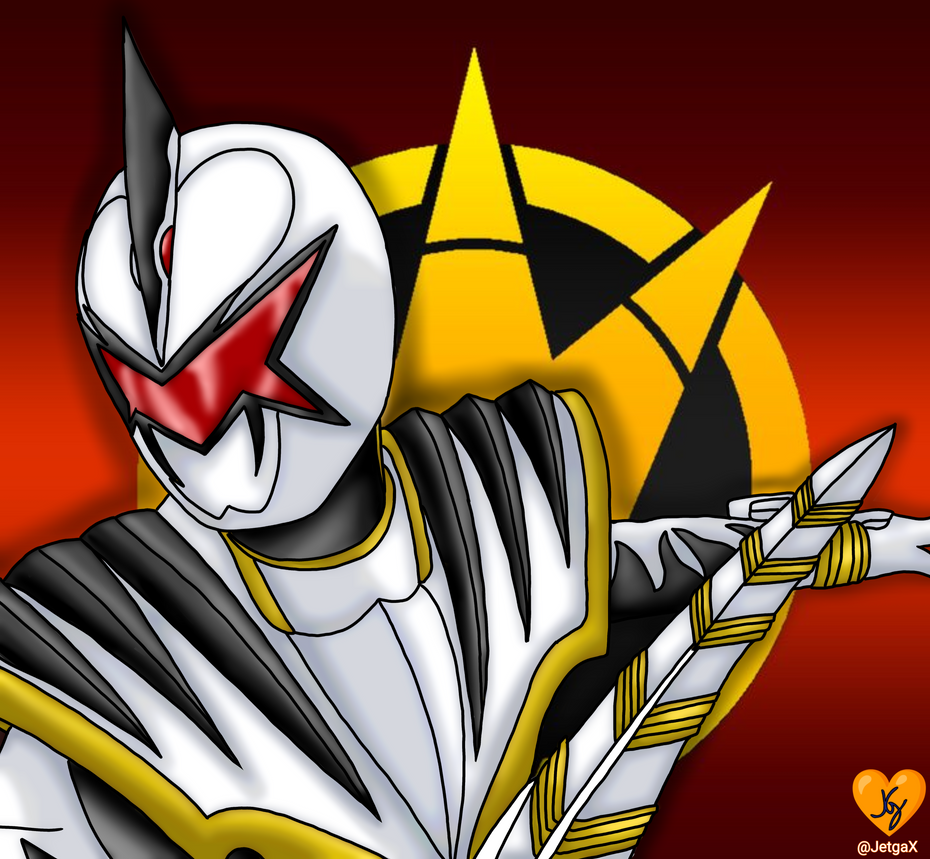 White ranger dino thunder power rangers by jetga on DeviantArt