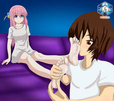 Hitori gotoh feet massage commission