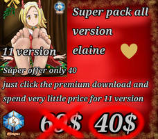 Elaine feet super pack all version