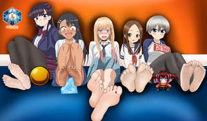 Marin komi uzaki nagatoro takagi feet