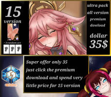 Yae Miko feet all version ultra pack