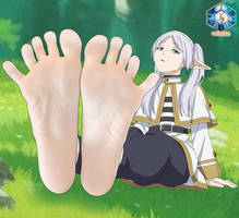 Frieren feet look up meme+tickle+pack download