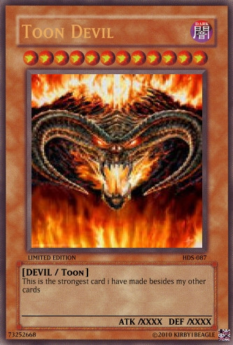Devil Trapped On Yugioh Card By Kirby1Beagle On Deviantart