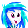 Happy Equestria Girl Vinyl Scratch