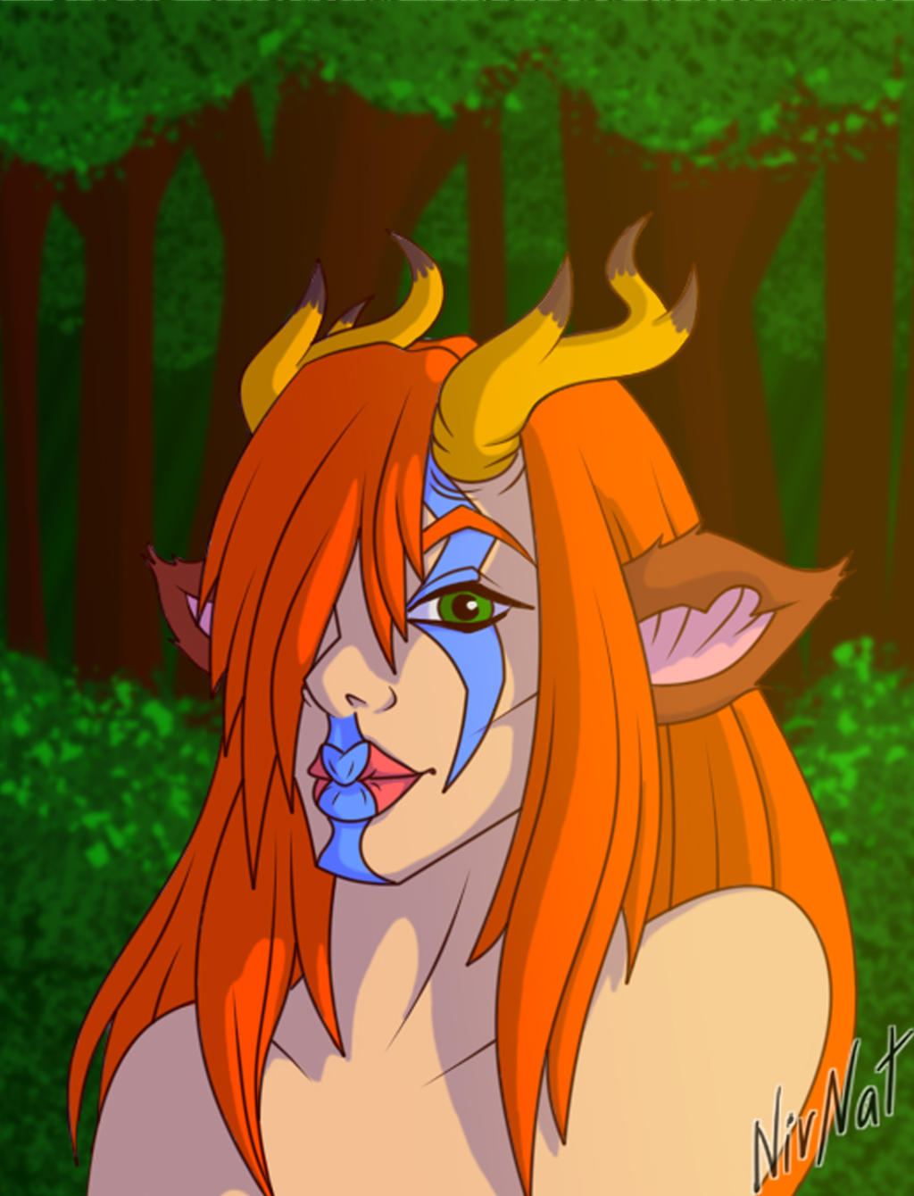 Driad Oc Rocks Dryad by NirNat on DeviantArt