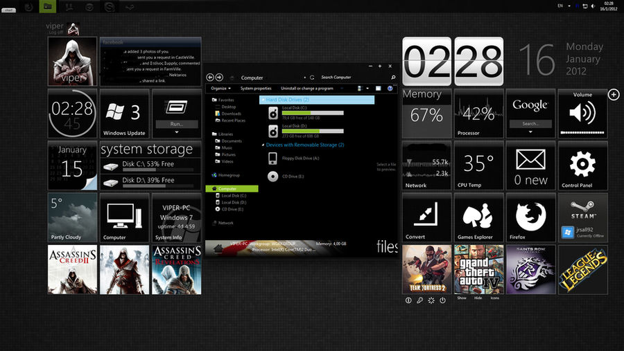 Omnimo Desktop WP7 mango