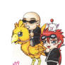 Reno+Moogle and Rude+Chocobo