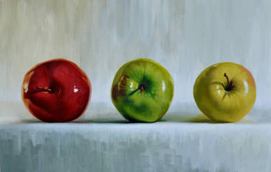 three apples by TomSchmitt